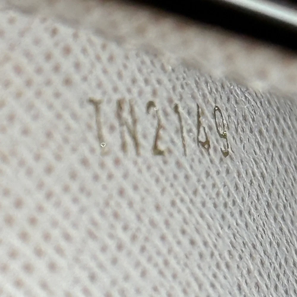 Louis Vuitton Beige Epi Leather Wallet with Gold LV Logo